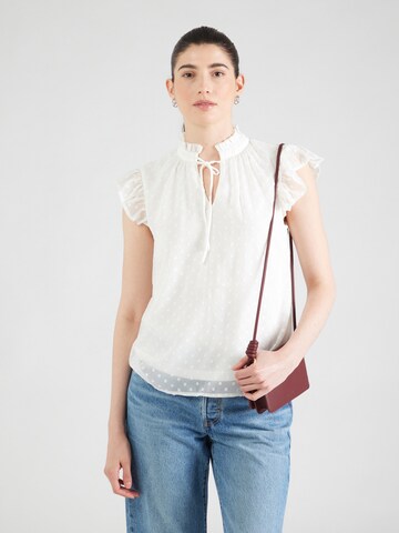 VILA Blouse 'VIEdee' in Wit: voorkant