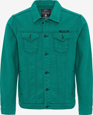 CIPO & BAXX Between-Season Jacket in Green: front