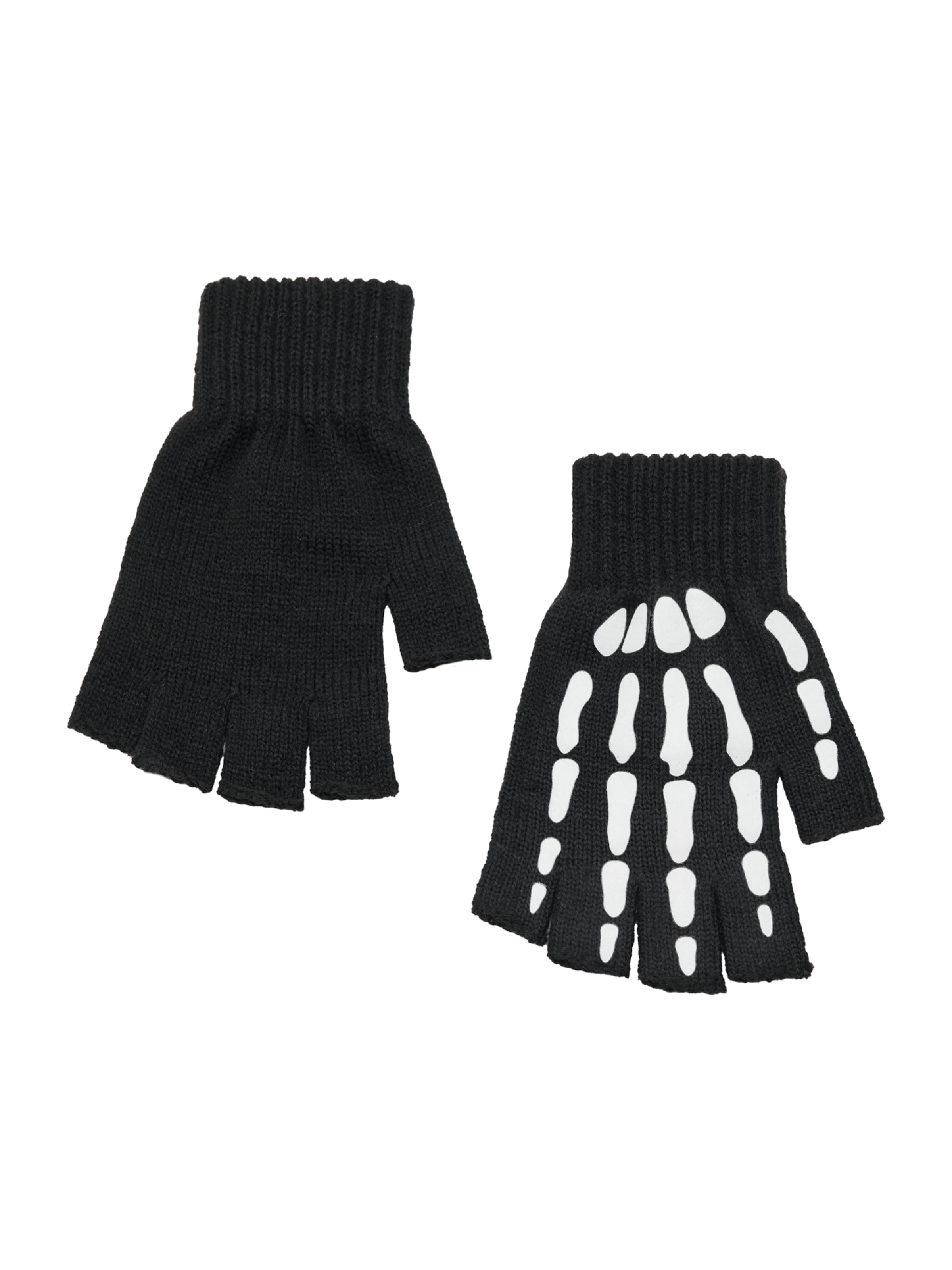 MANGO KIDS Käsineet 'Boneg' värissä musta: etupuoli