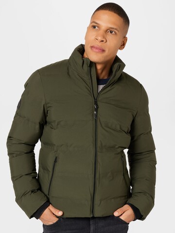 Superdry Winterjas 'Ultimate Radar' in Groen: voorkant