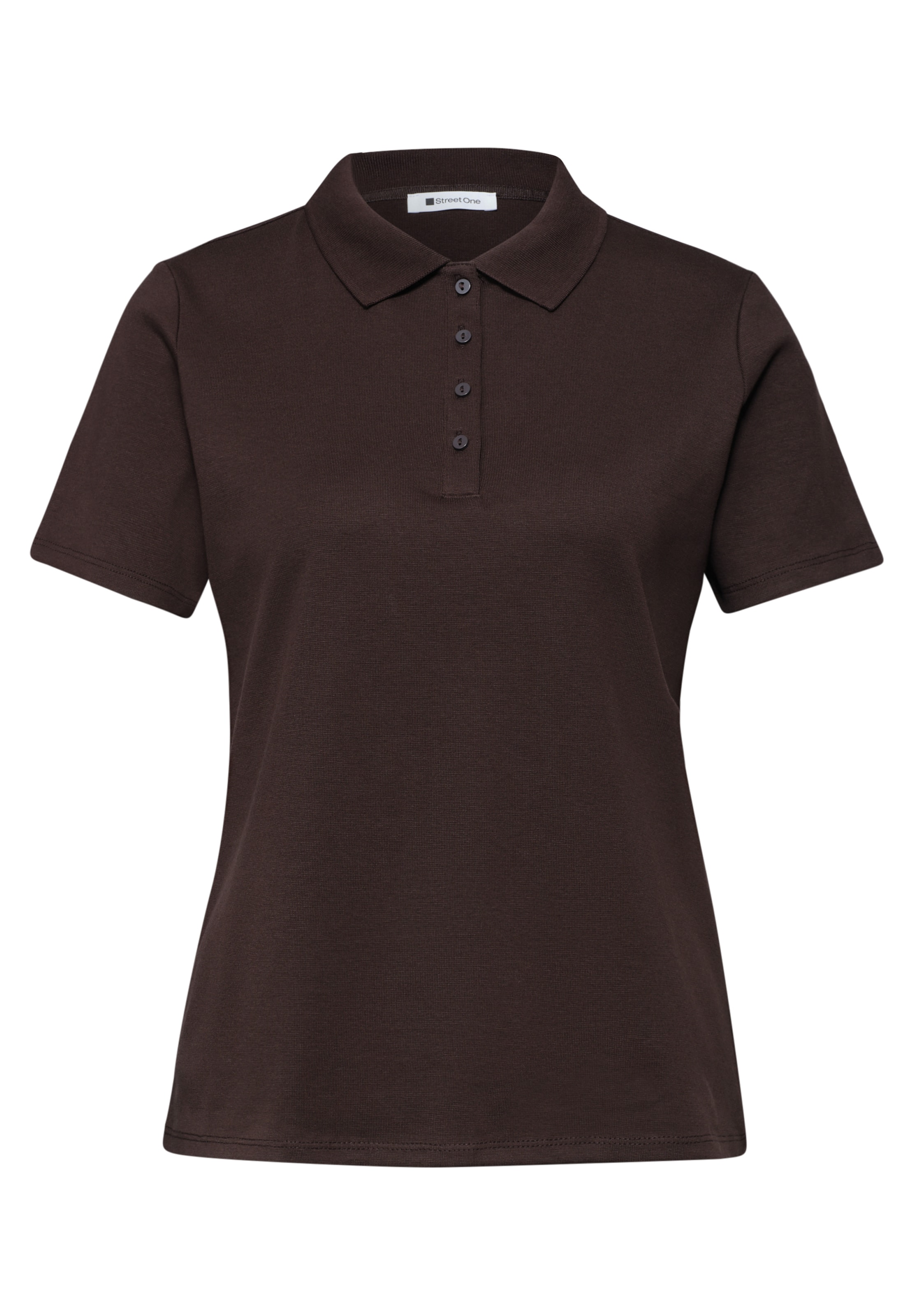 STREET ONE Shirt in Brown: front