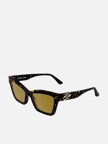 Karl Lagerfeld Sonnenbrille in Braun: Vorderseite