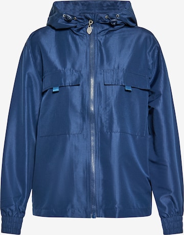 myMo ATHLSR Between-Season Jacket in Blue: front