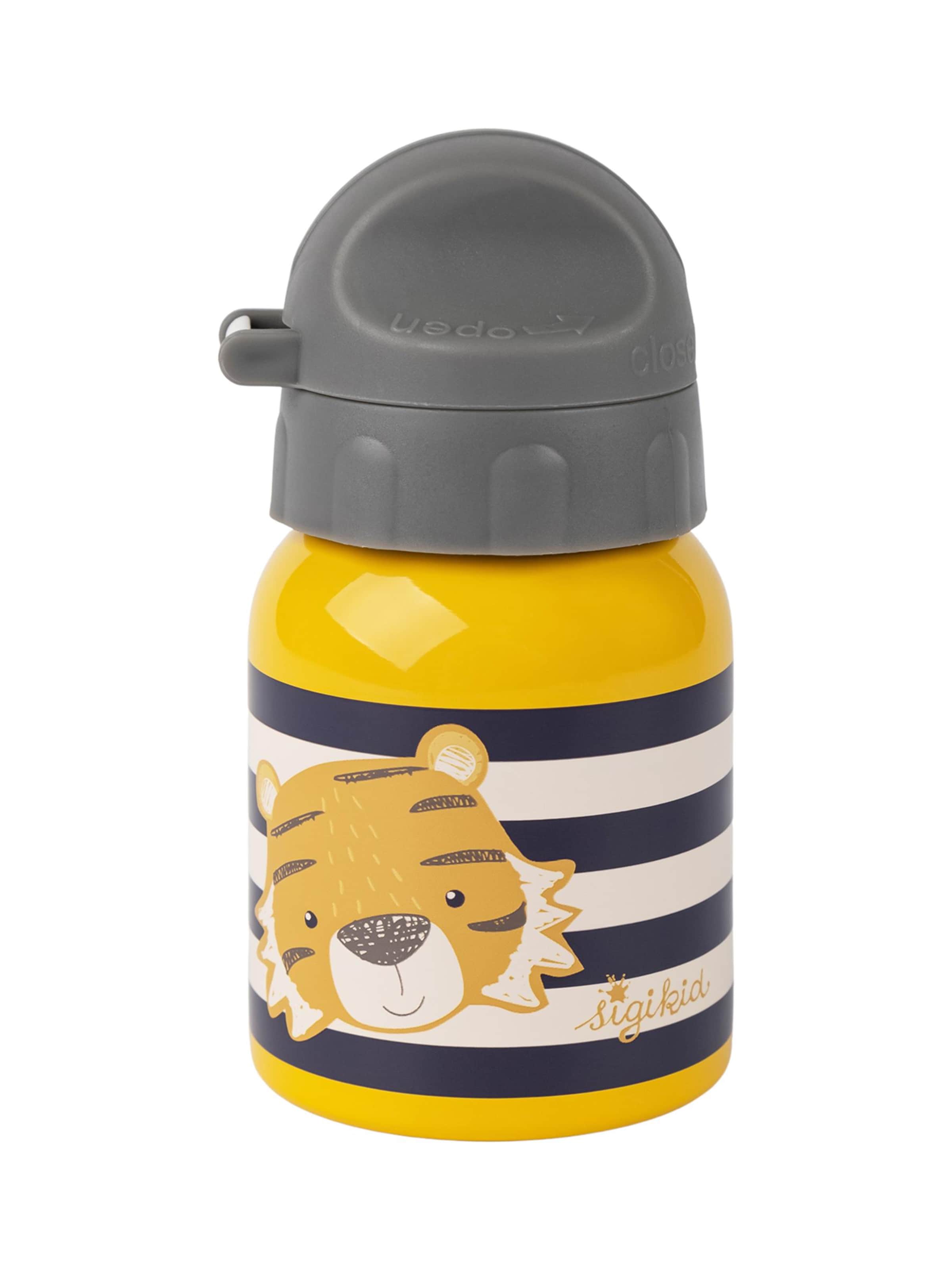 SIGIKID Drinking Bottle 'Edelstahl Trinkflasche Tiger 250 ml' in Mixed colors: front