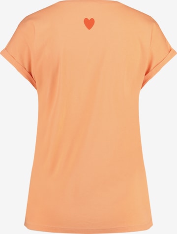 T-shirt 'WT CAREFUL' Key Largo en orange