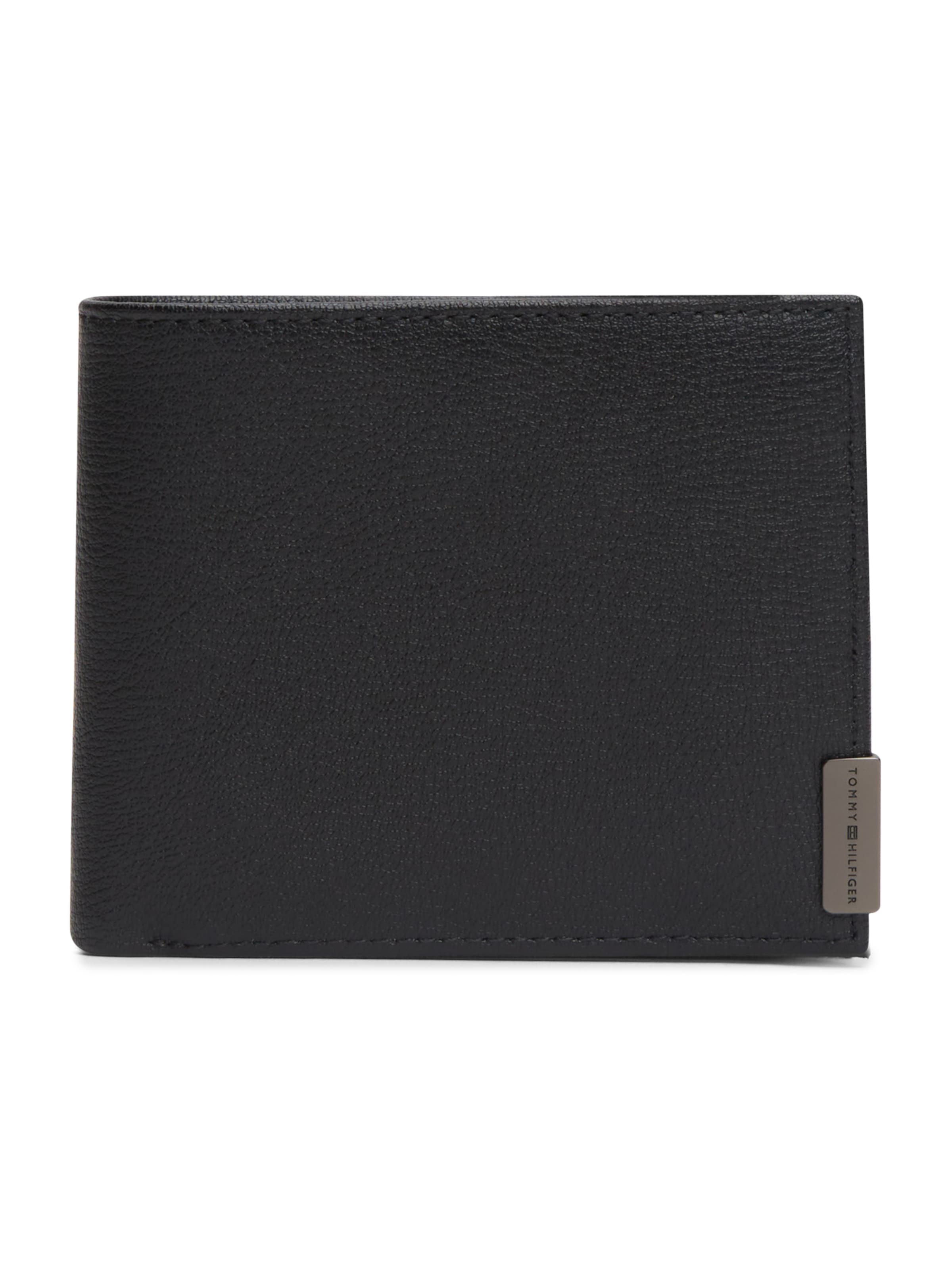 TOMMY HILFIGER Портмоне в черно: отпред
