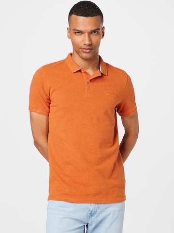 Superdry Shirt in Oranje: voorkant