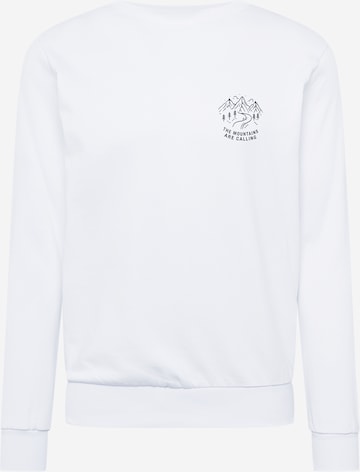 WESTMARK LONDON Sweatshirt 'LINE CALL' in Weiß: predná strana