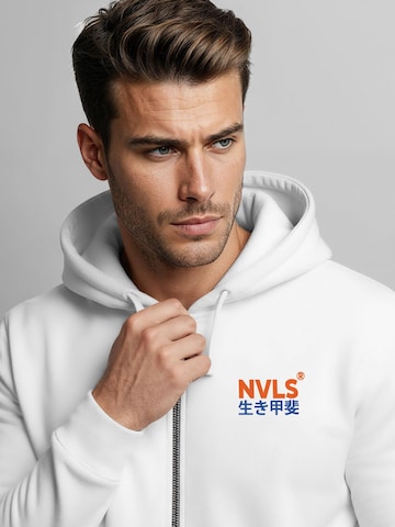 Neverless Zip-Up Hoodie 'Okinawa' in White