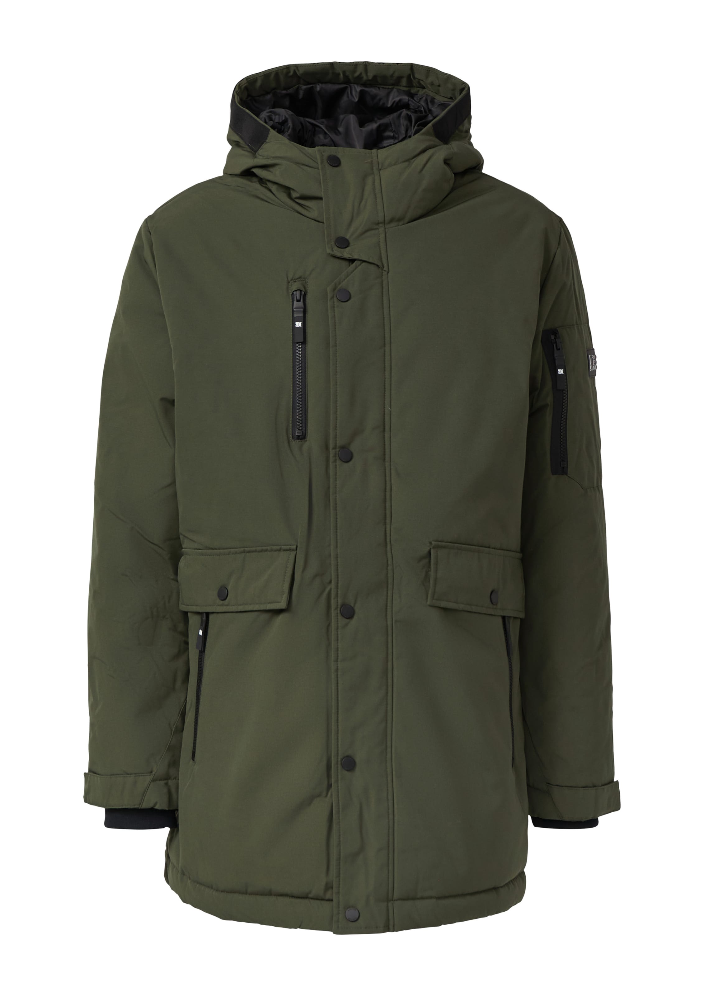 Giacca invernale di s.Oliver in verde: frontale