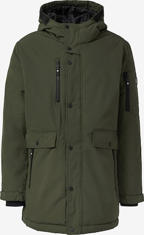 Giacca invernale di s.Oliver in verde: frontale
