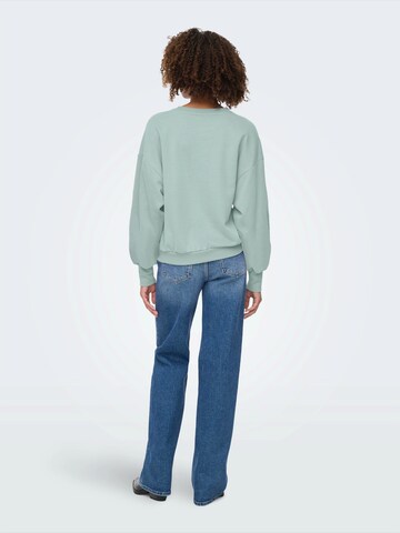ONLY Sweatshirt 'ONLBROOKE' in Grün