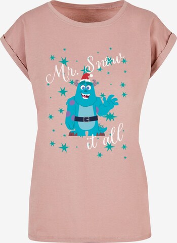 ABSOLUTE CULT T-Shirt 'Disney 100 - Sully Mr Snow It All ' in Beige: predná strana