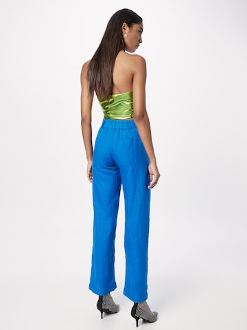 Loosefit Pantalon à pince 'Denise' Gina Tricot en bleu