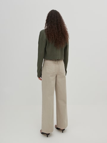 Wide leg Jeans 'Elorah' di EDITED in beige