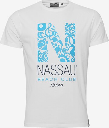 NASSAU Beach Club Shirt 'NB231046' in Wit: voorkant