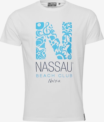 NASSAU Beach Club Shirt 'NB231046' in White: front