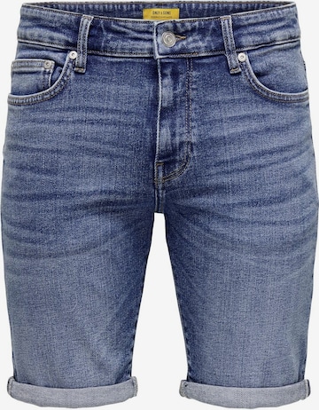 Jeans 'Ply' di Only & Sons in blu: frontale