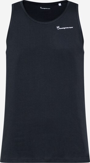KnowledgeCotton Apparel T-Shirt 'PALM' en bleu nuit, Vue avec produit