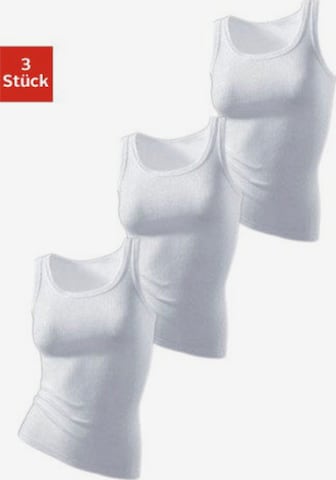 H.I.S Top in White: front