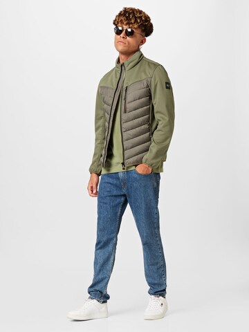 TOM TAILOR Between-Season Jacket in Green