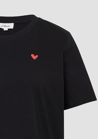 T-shirt s.Oliver en noir