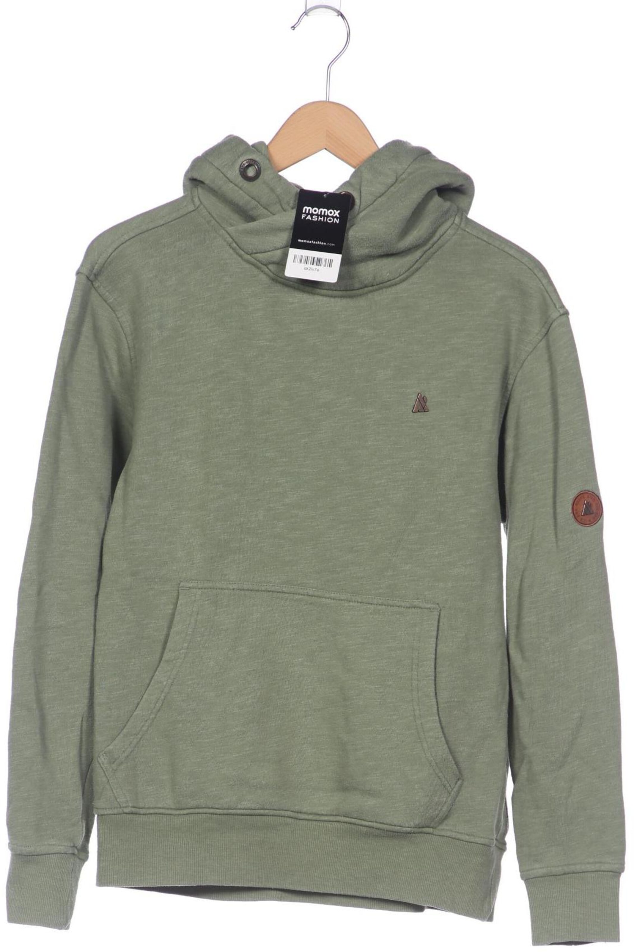 alife & kickin Sweatshirt & Zip-Up Hoodie in S in Green: front
