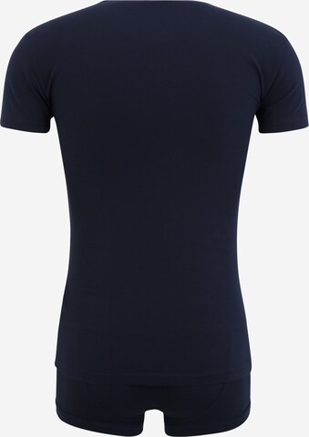 Emporio Armani T-Shirt + Trunk in Blau