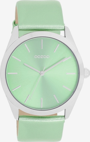 OOZOO Analoguhr in Grün: Vorderseite