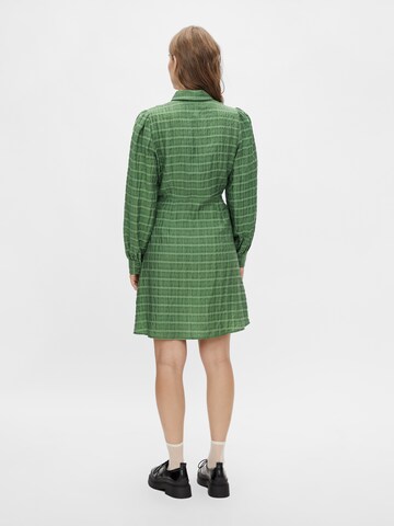 OBJECT Košilové šaty 'KENDRA' – zelená