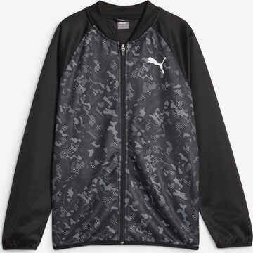 PUMA Athletic Jacket 'ACTIVE SPORTS' in Black: front