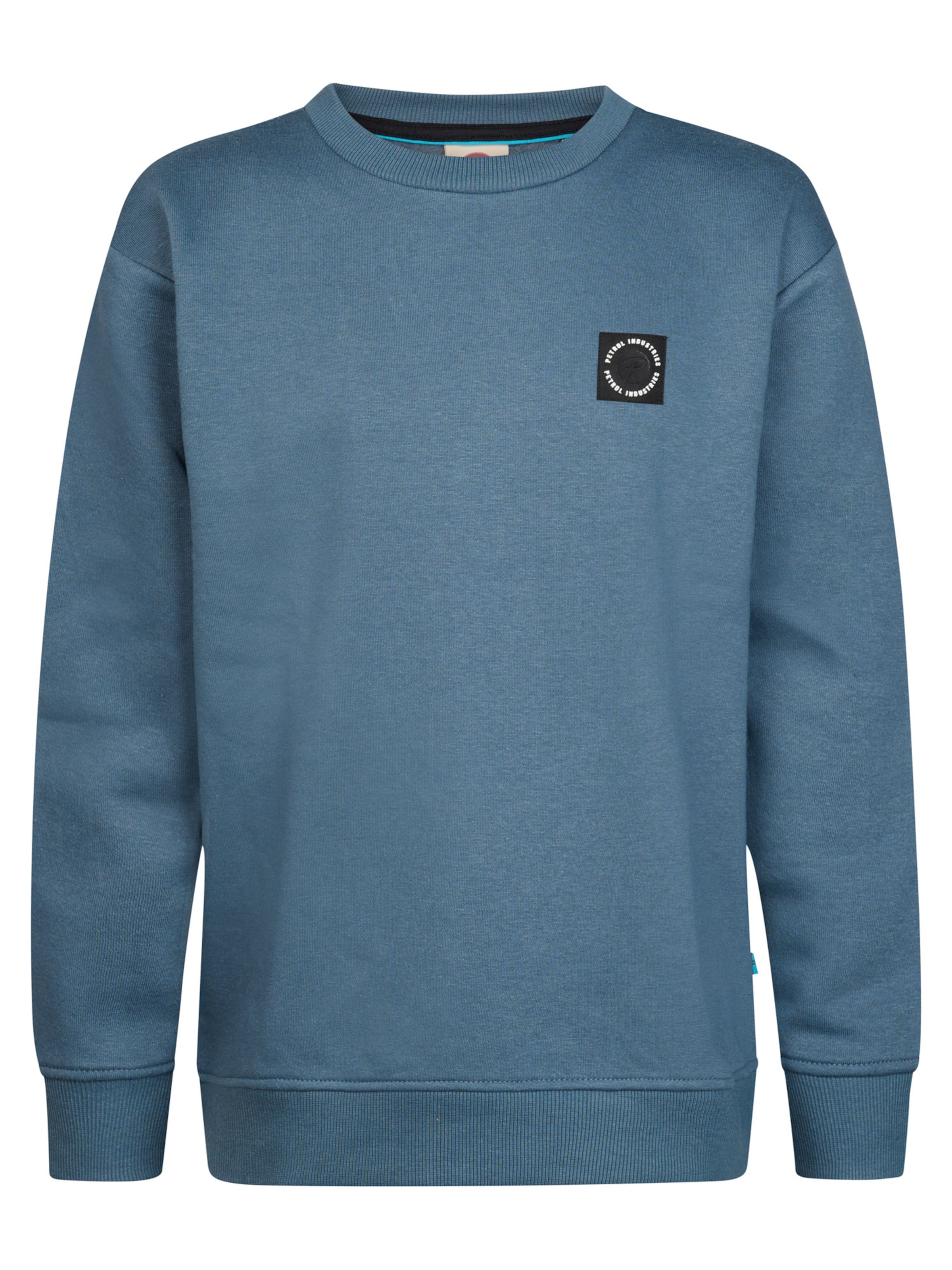 Sweat Petrol Industries en bleu : devant