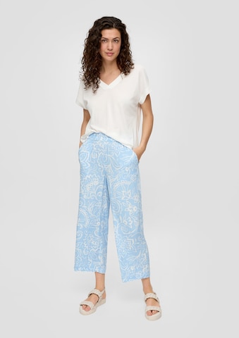 s.Oliver Wide leg Trousers in Blue