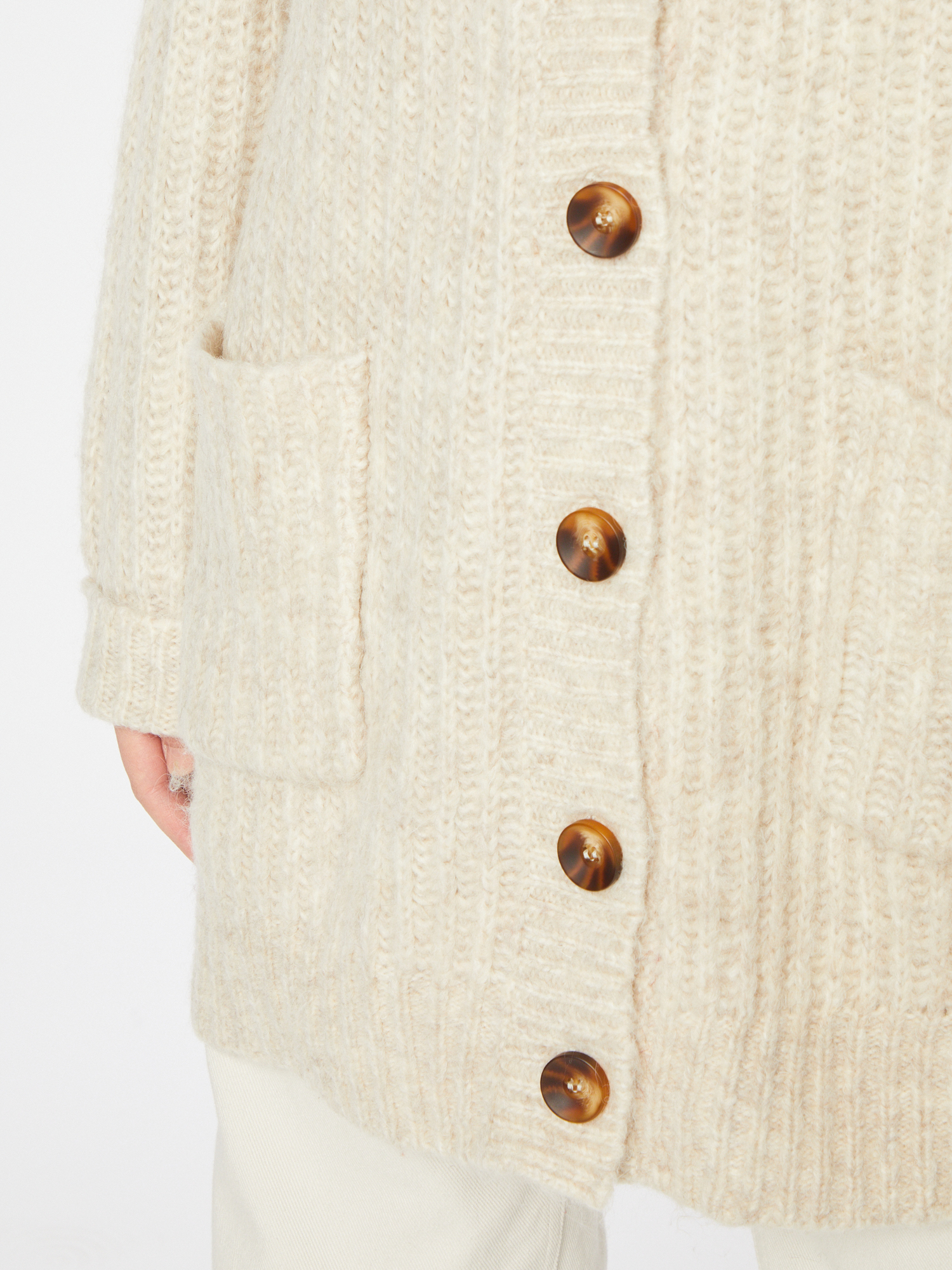 4F9x6 Swetry & dzianina ONLY Kardigan SCALA w kolorze Kremowym 