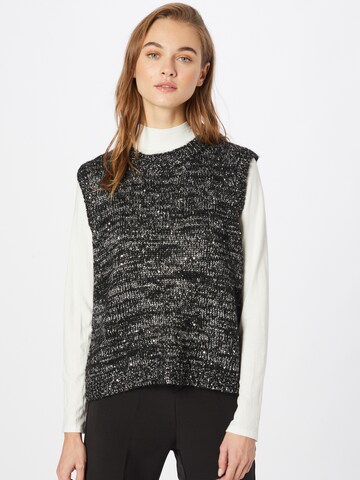 PULZ Jeans Sweater 'SERENA' in Black: front