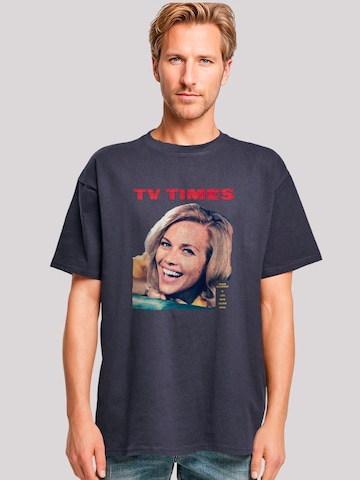 T-Shirt 'TV Times Honor Blackman 1964 Cover' F4NT4STIC en bleu : devant