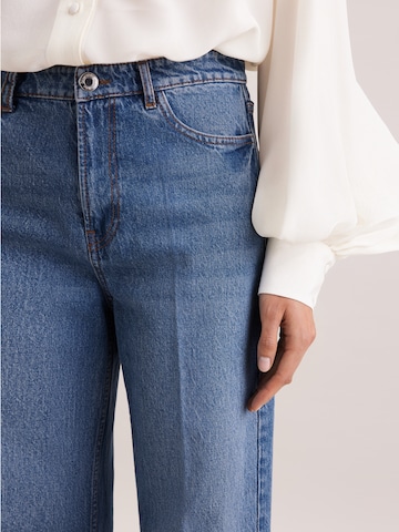 Wide Leg Jean à pince 'August Drop 252' SEIDENSTICKER en bleu