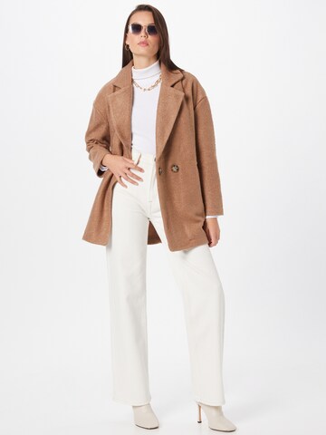 JDY Between-Seasons Coat 'VALDE' in Brown