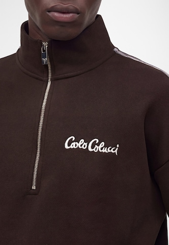 Carlo Colucci Sweatshirt i brun