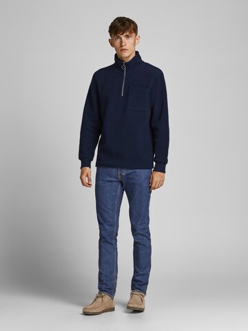 JACK & JONES Slimfit Džíny 'Glenn' – modrá