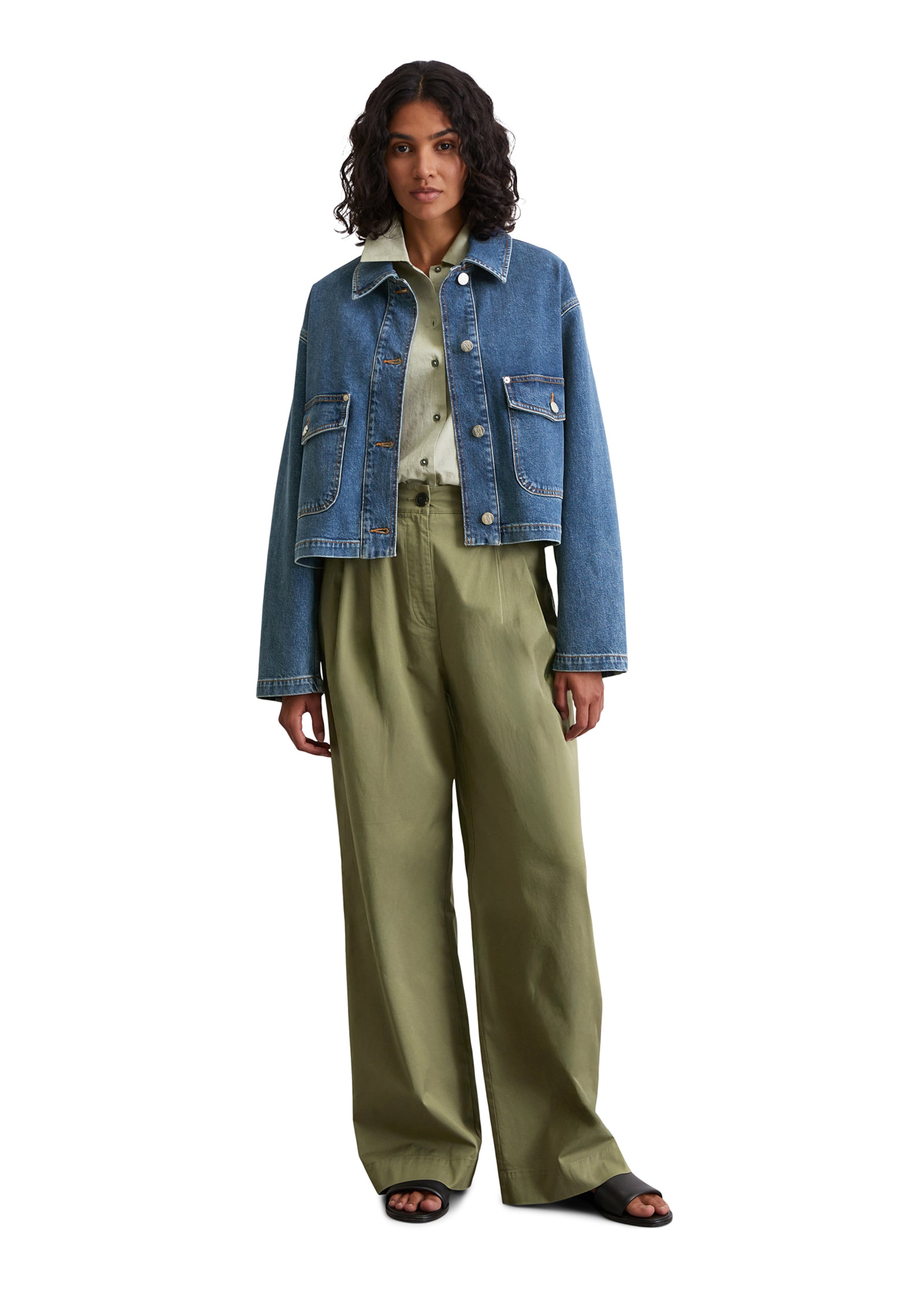 Marc O'Polo Tussenjas in Blauw