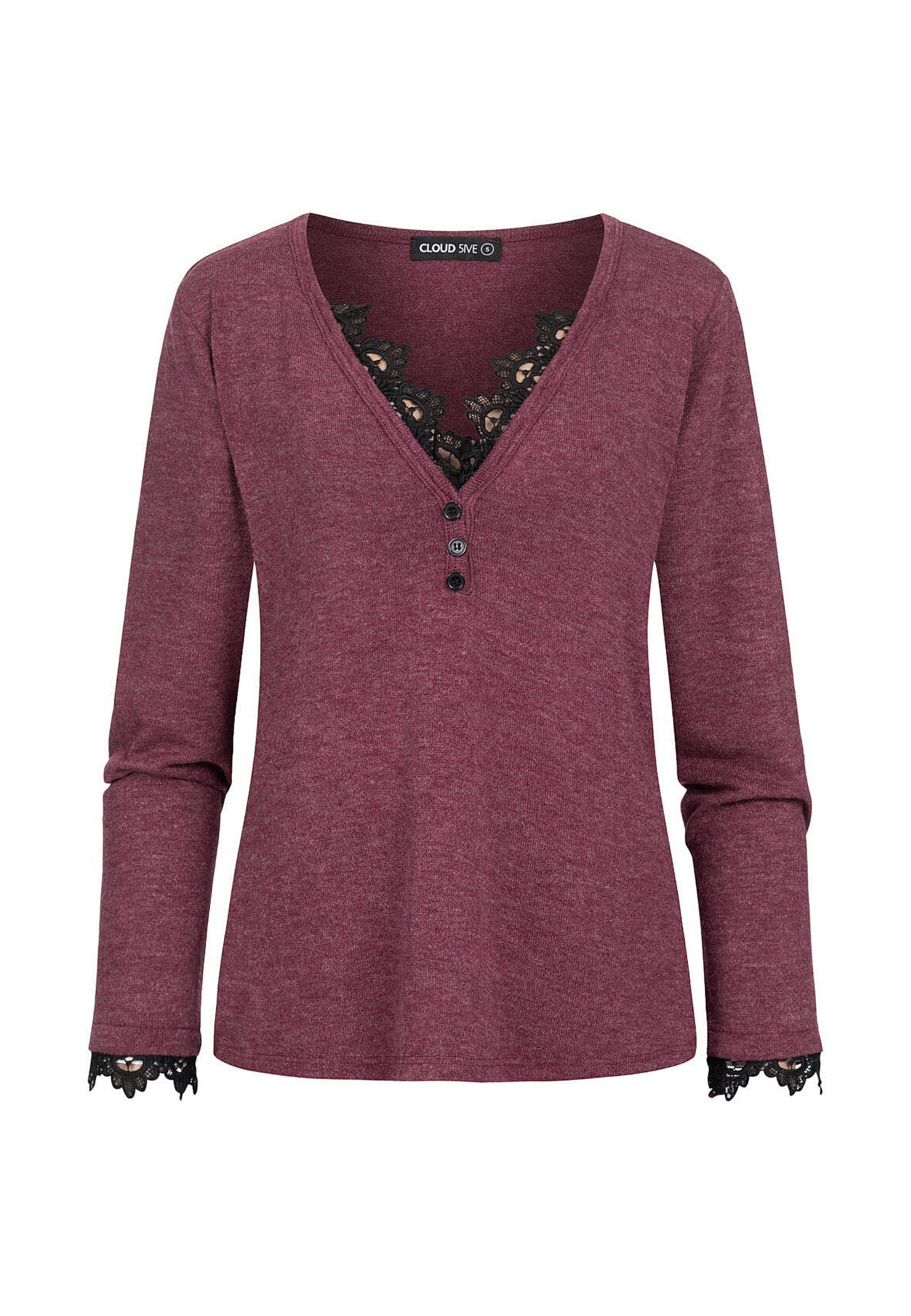 Maglietta di Cloud5ive in lilla: frontale