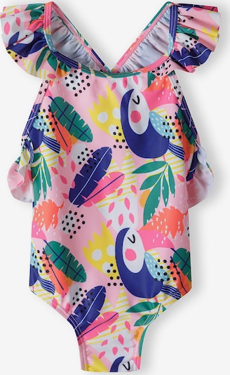 MINOTI Uimapuku värissä safiiri / roosa / vaaleanpunainen / valkoinen, Tuotenäkymä