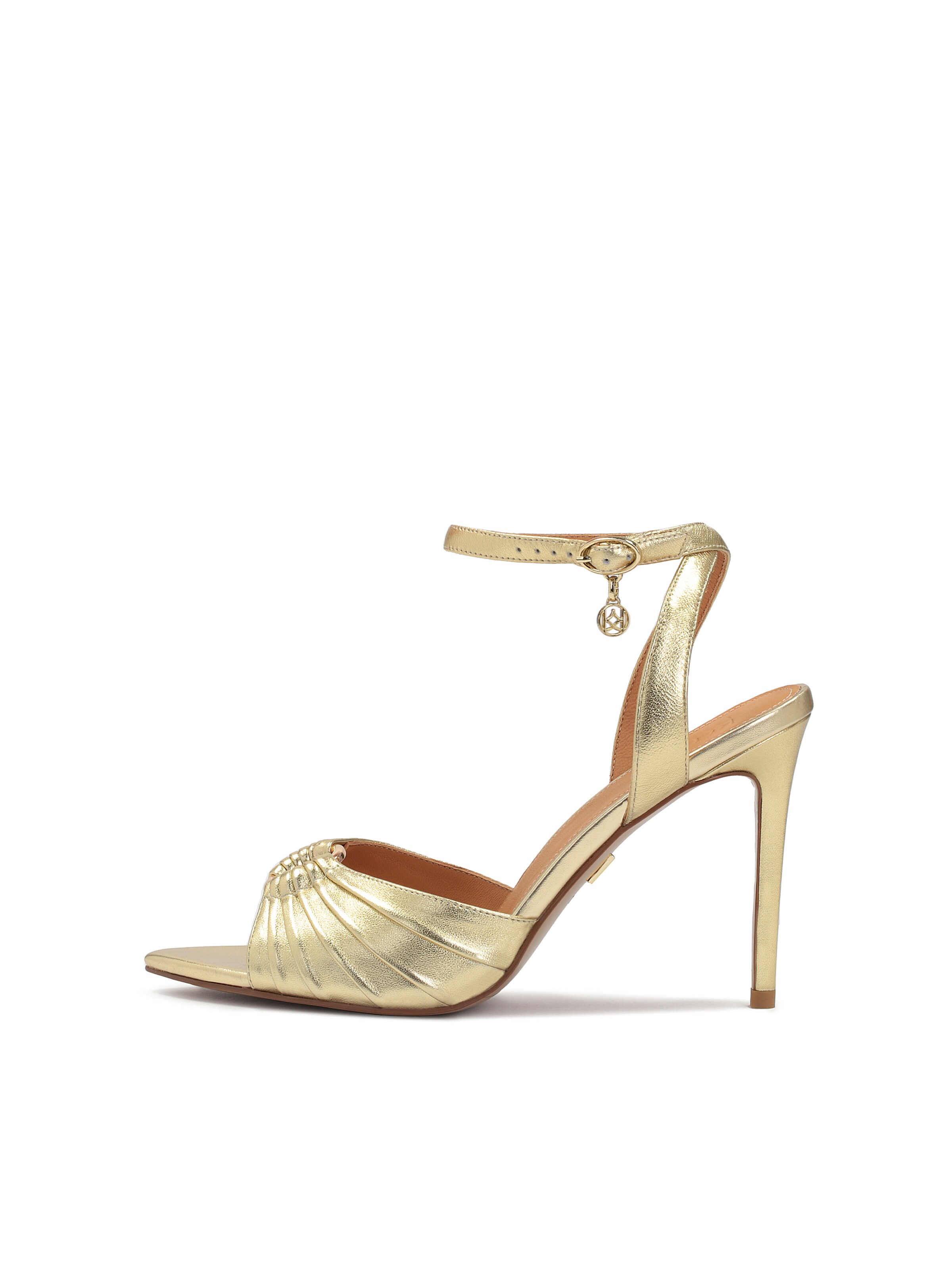 Kazar Strap Sandals in Gold: front