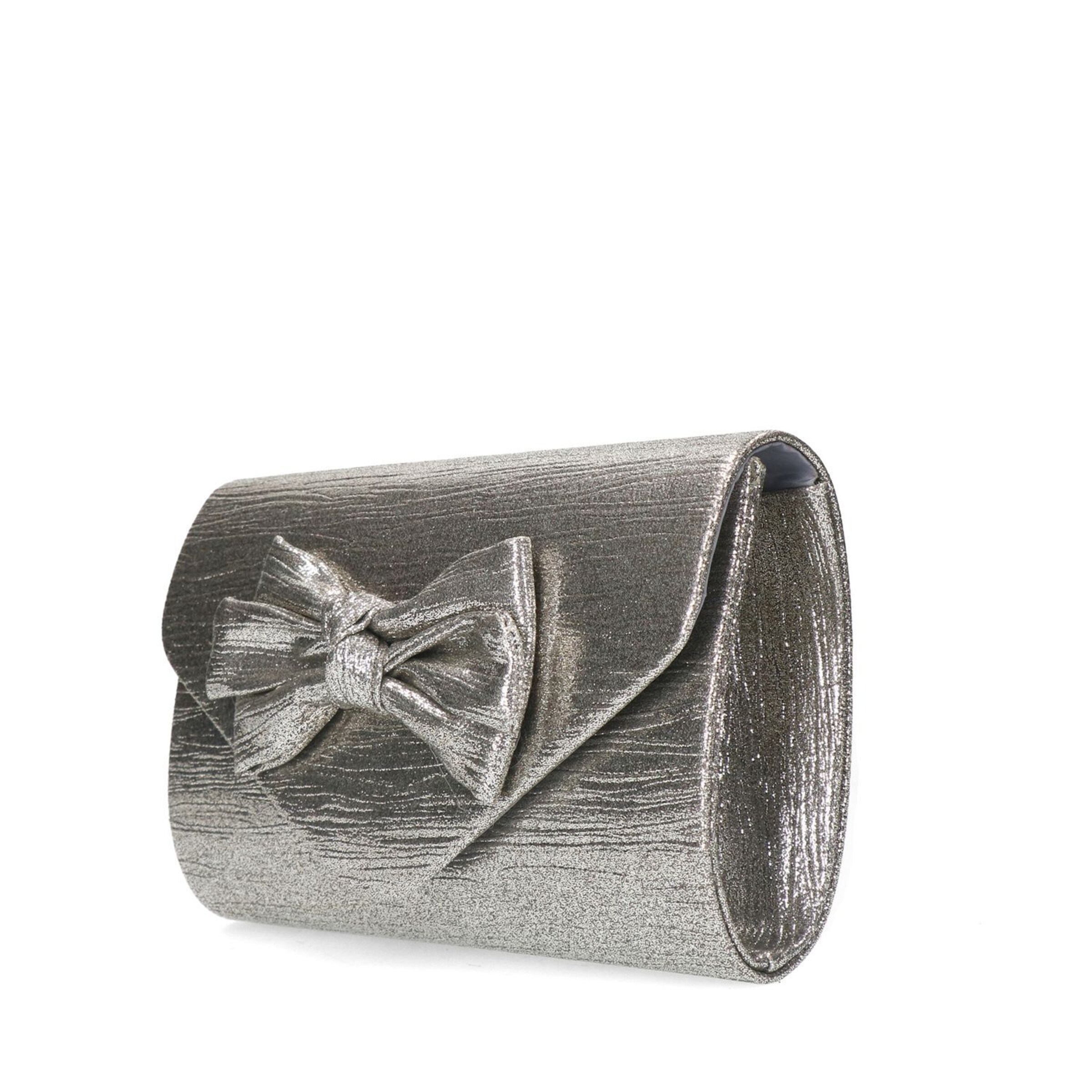 MANFIELD Clutch in Silber