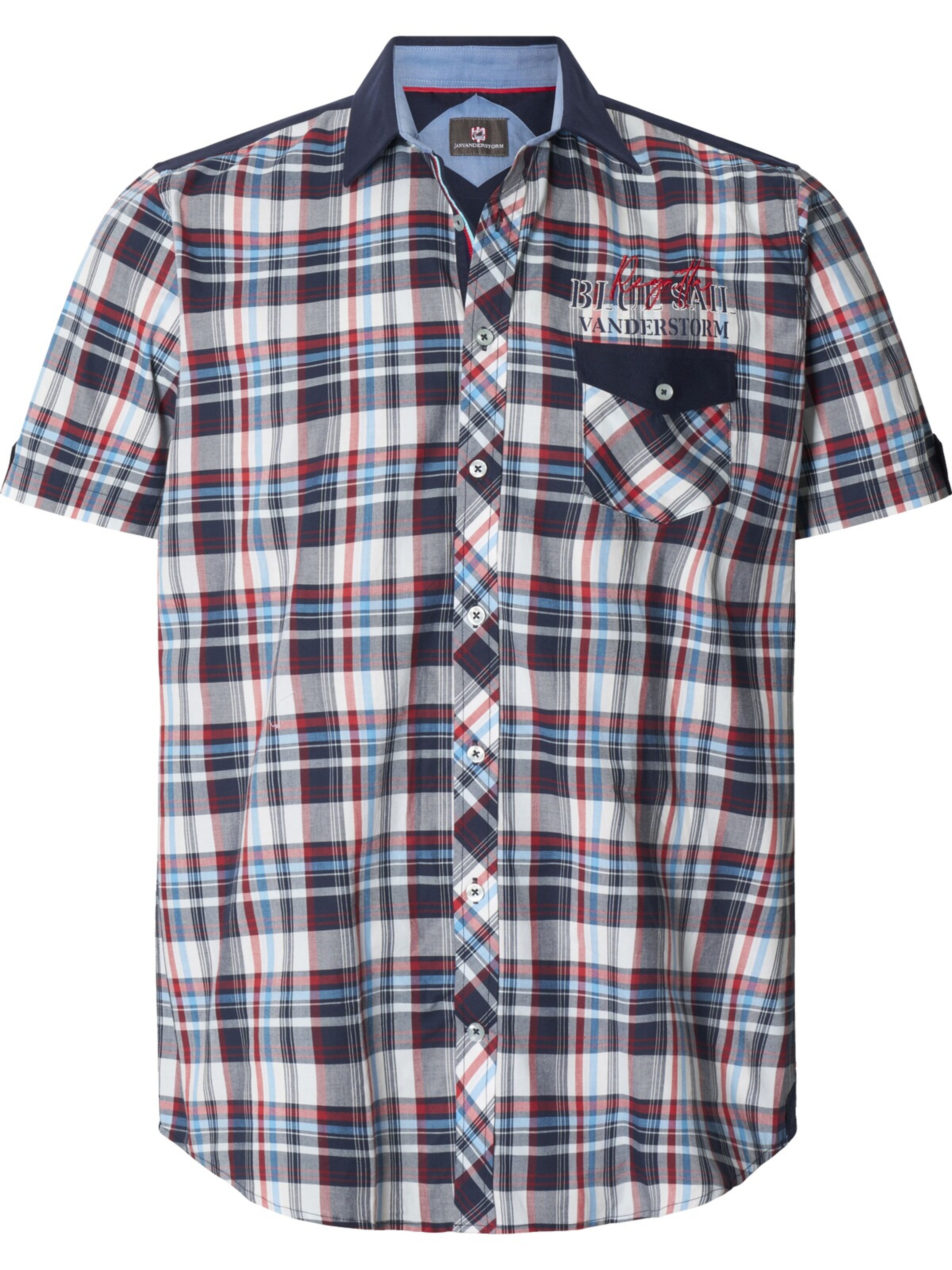Jan Vanderstorm Comfort Fit Hemd 'Bertil' in Blau: Vorderseite