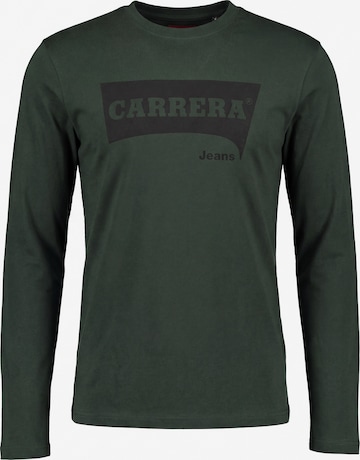 Carrera Jeans Shirt 'Logo Print' in Grün: Vorderseite