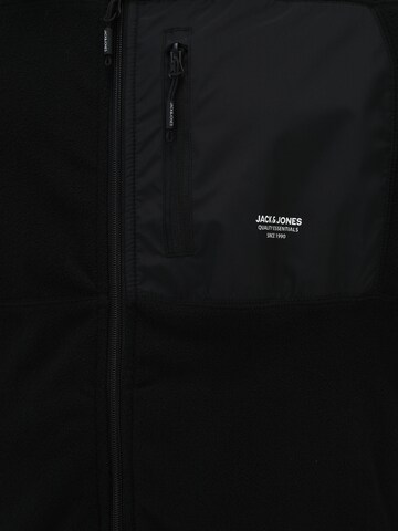 juoda Jack & Jones Plus Flisinis džemperis 'JJTheo'