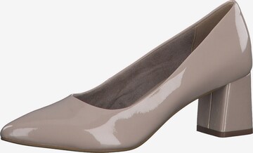 TAMARIS - Zapatos con plataforma en beige: frente