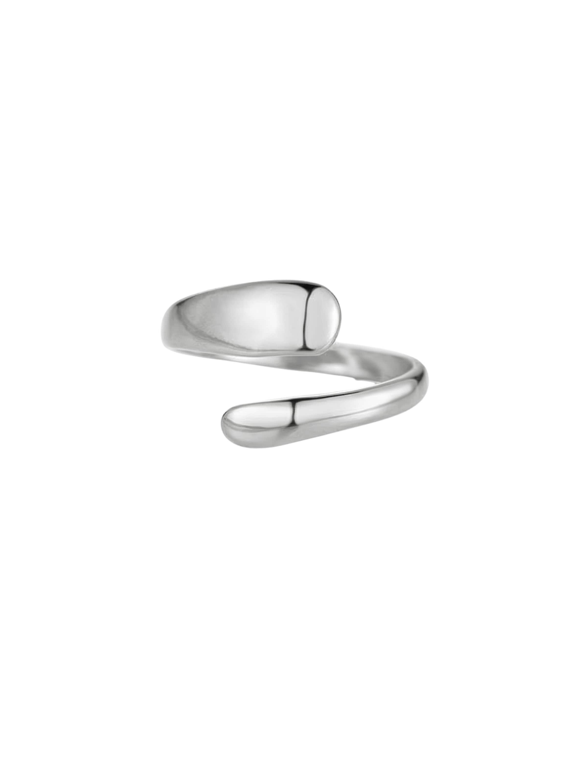 lePelou Ring 'CUDDLE' in Silver: front